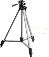 Лазерный нивелир ЗУБР Крест-3D 34908-2 (со штативом)
