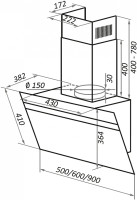Вытяжка Maunfeld Medway 60 (белый/сатин)