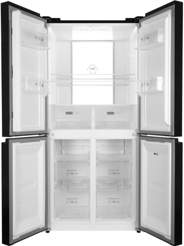 Холодильник Hyundai CM55043F черное стекло Холодильник Hyundai CM55043F черное стекло