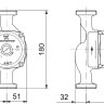 Циркуляционный насос Grundfos UPS 32-60 180 Циркуляционный насос Grundfos UPS 32-60 180