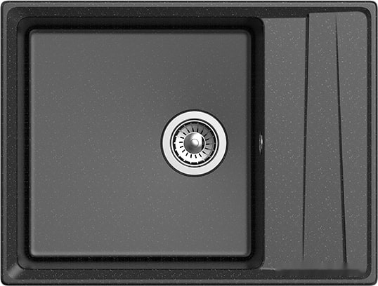 Кухонная мойка GranFest GF-LV-660L (черный) Кухонная мойка GranFest GF-LV-660L (черный)