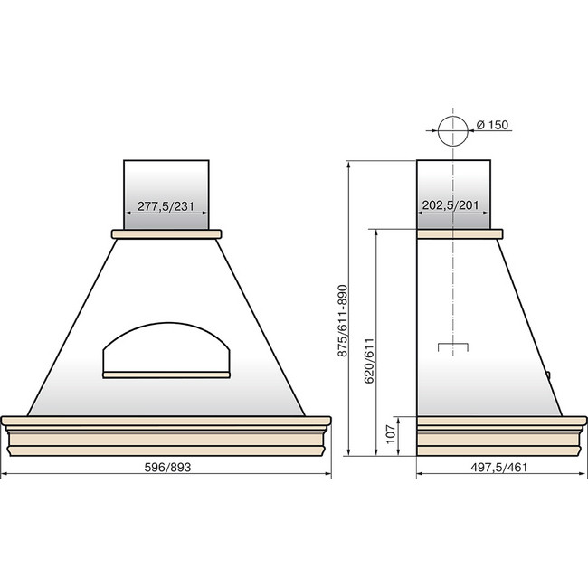 Вытяжка Elikor Бельведер Валенсия 60П-650-П3Д топ.мол/бук орех Вытяжка Elikor Бельведер Валенсия 60П-650-П3Д топ.мол/бук орех