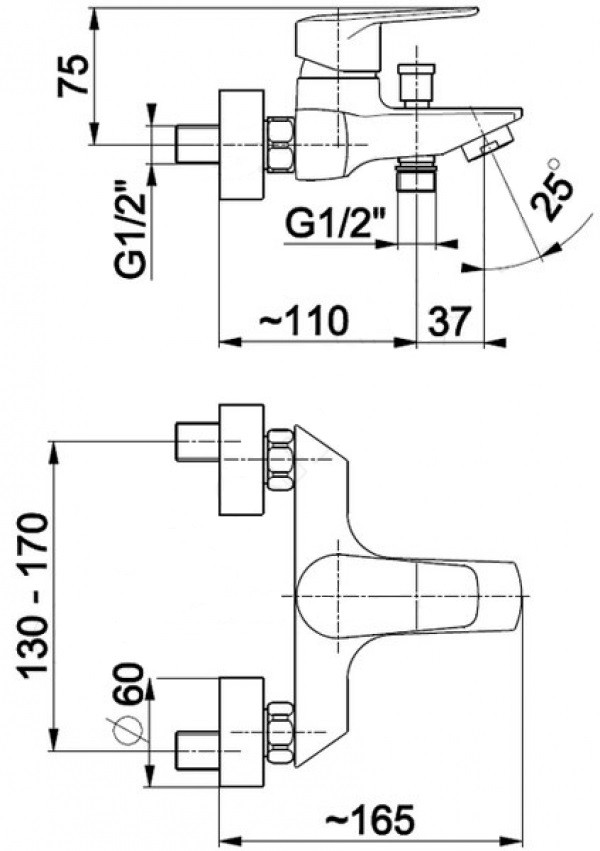 Смеситель Armatura German 4514-010-00