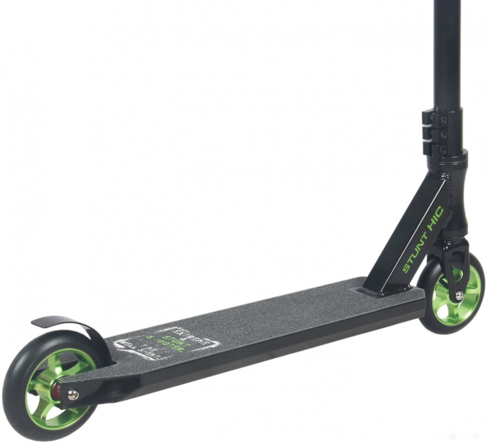Самокат RGX Stunt HIC (черный/зеленый) Самокат RGX Stunt HIC (черный/зеленый)