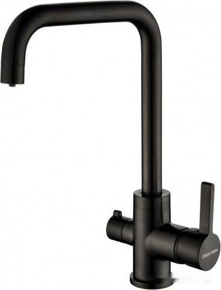 Смеситель Paulmark Logas Lo213021-GM (вороненая сталь)