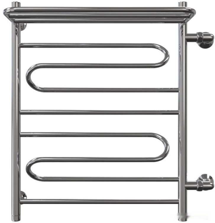 Полотенцесушитель Granula Браво, с полочкой боковое подключение правое 50х80 см Полотенцесушитель Granula Браво, с полочкой боковое подключение правое 50х80 см