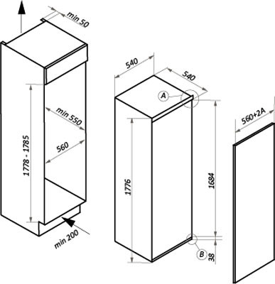 Морозильник Maunfeld MBFR177NFW Морозильник Maunfeld MBFR177NFW