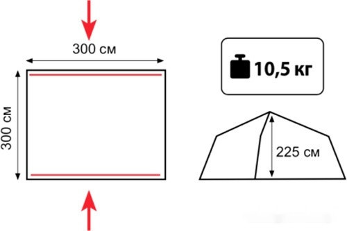 Палатка Tramp Bungalow LUX v2 Палатка Tramp Bungalow LUX v2