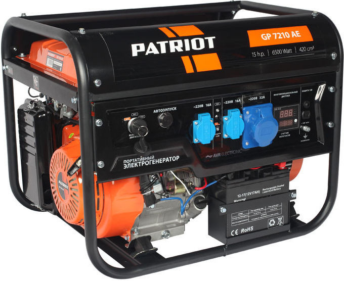 Генератор Patriot GP 7210AE