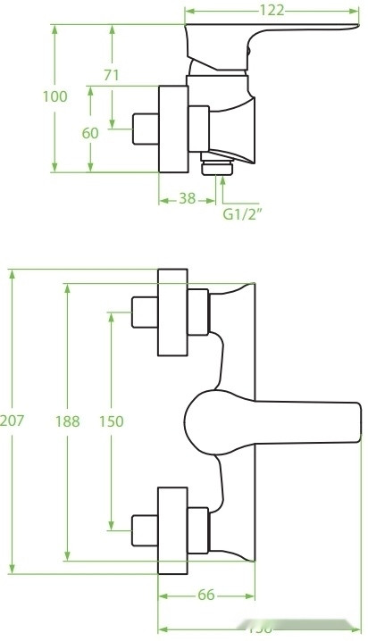 Смеситель Laveo Raila BLL 040D Смеситель Laveo Raila BLL 040D