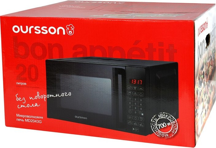 Микроволновая печь Oursson MD2043G/BL Микроволновая печь Oursson MD2043G/BL