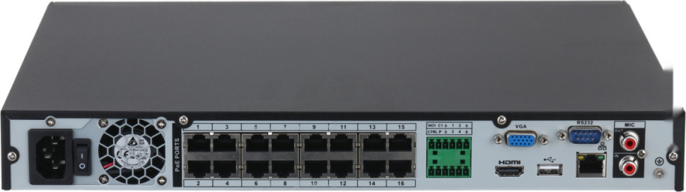 Видеорегистратор наблюдения Dahua DHI-NVR4216-16P-4KS3 Видеорегистратор наблюдения Dahua DHI-NVR4216-16P-4KS3