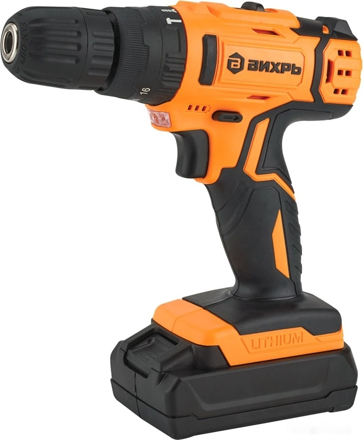 Ударная дрель-шуруповерт Вихрь ДА-24Л-2КУ