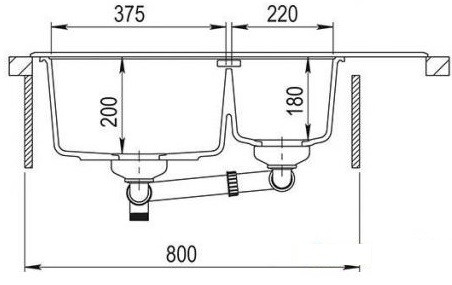 Кухонная мойка AquaSanita Delicia Plus GQD 150 W 710 AW alba