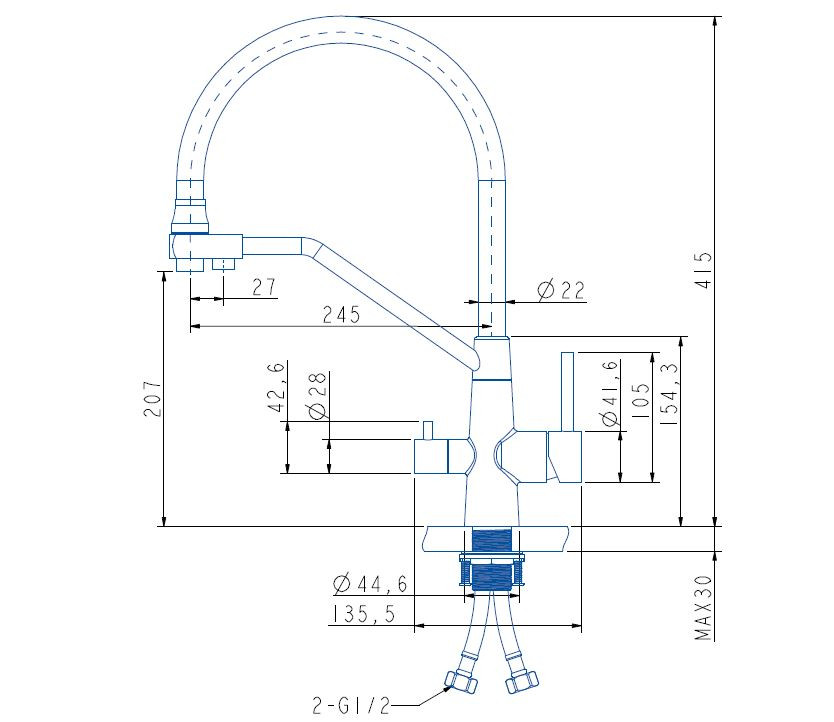 Смеситель ARFEKA Japeto (black PVD) Смеситель ARFEKA Japeto (black PVD)