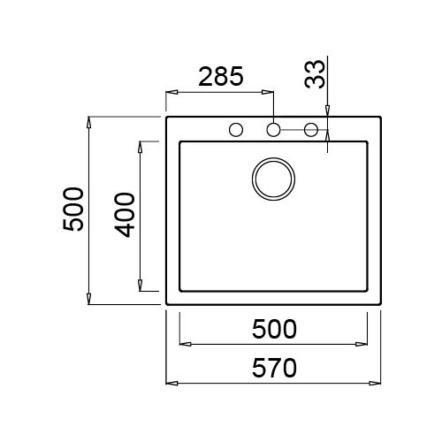 Кухонная мойка Elleci Quadra 105 (M73 Titanium) Кухонная мойка Elleci Quadra 105 (M73 Titanium)