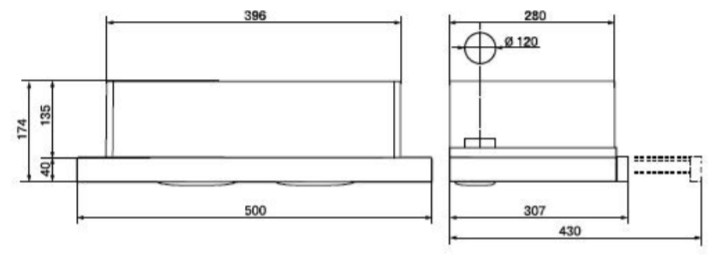 Вытяжка Weissgauff TEL 500 EW