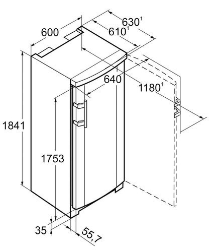 Морозильник Liebherr GN 3023 Морозильник Liebherr GN 3023