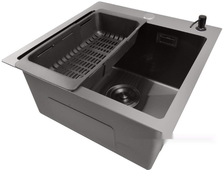 Кухонная мойка Stellar E4444NB (нано черный) Кухонная мойка Stellar E4444NB (нано черный)
