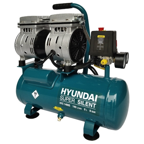 Компрессор Hyundai HYC 1406S, 6 л, 0.75 кВт