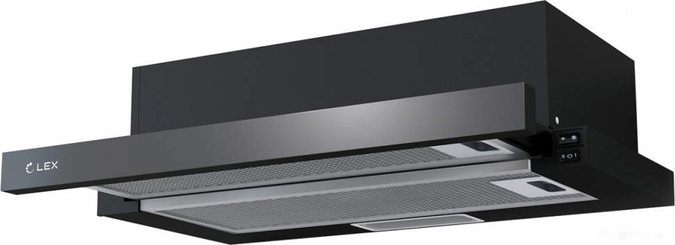 Вытяжка LEX Hubble G 500 (черное стекло)