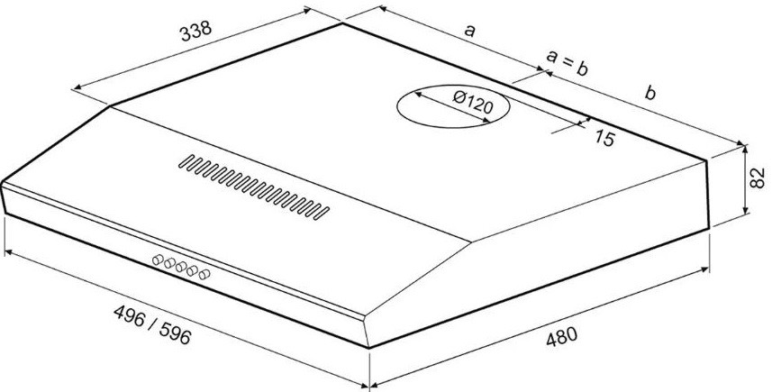 Вытяжка Krona Ermina 600 PB (нержавеющая сталь) Вытяжка Krona Ermina 600 PB (нержавеющая сталь)