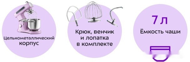 Кухонный комбайн Kitfort KT-3037-1 Кухонный комбайн Kitfort KT-3037-1