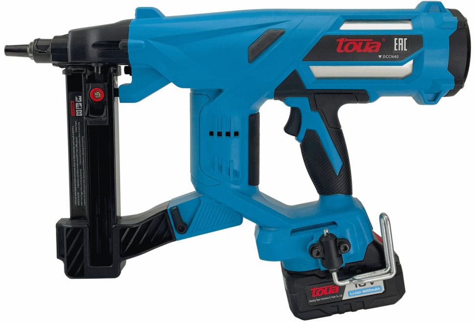 Аккумуляторный гвоздезабиватель Toua DCCN40 (с 2-мя АКБ, сумка)