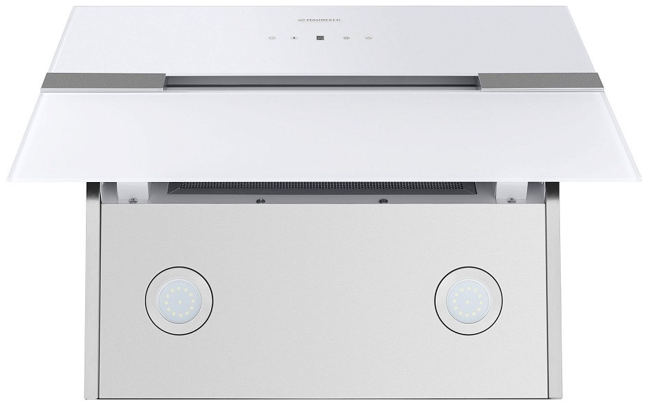 Вытяжка Maunfeld MERSEY 60 нержавеющая сталь/белое стекло