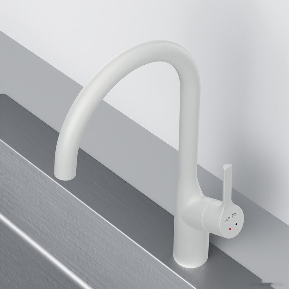 Смеситель Am.Pm Spike F9S07033 (белый)