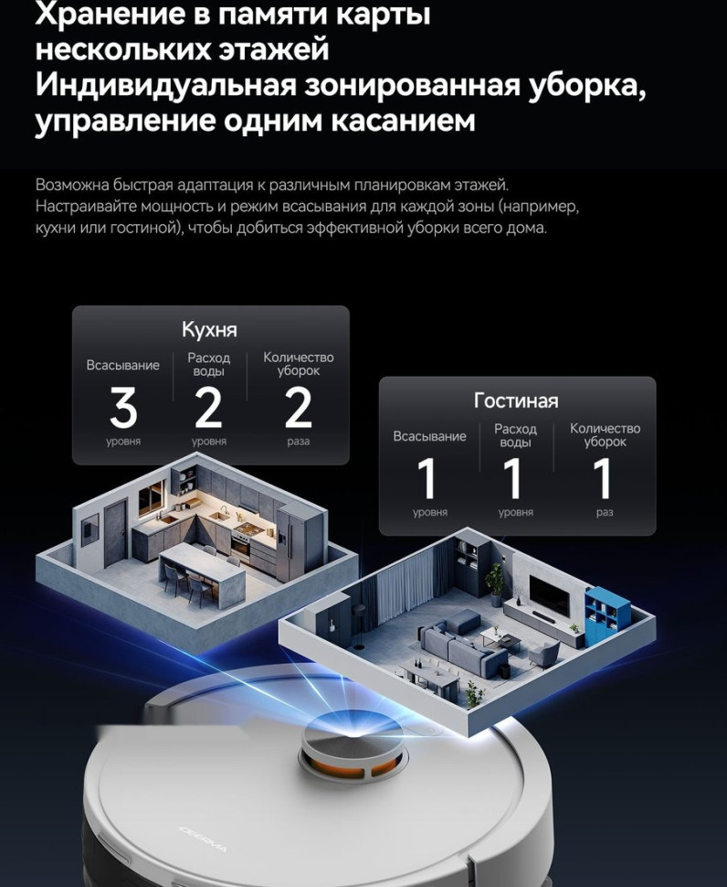 Робот-пылесос Deerma DEM-S30 Pro Plus