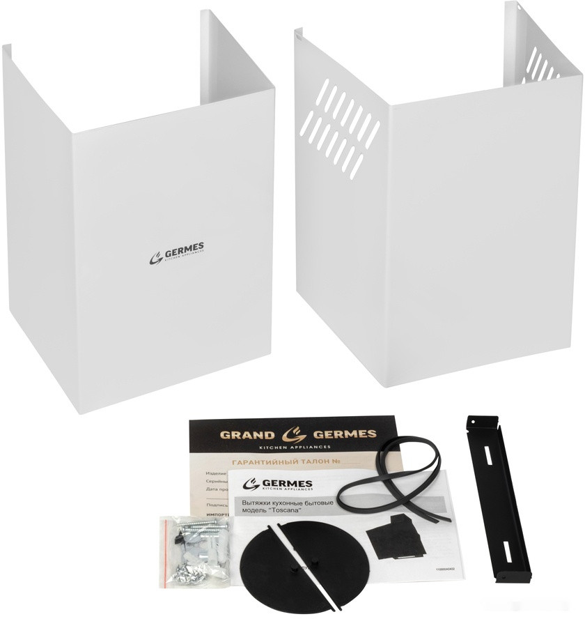Вытяжка Germes Toscana 60 (1 скорость, белый) Вытяжка Germes Toscana 60 (1 скорость, белый)