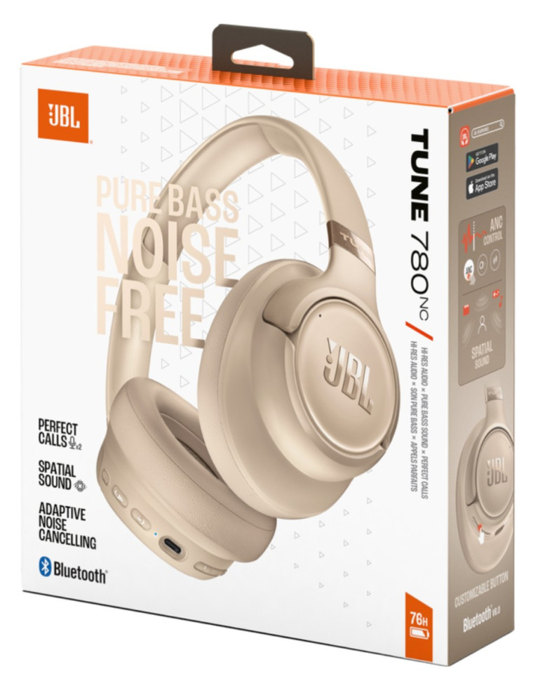 Наушники JBL Tune 780NC (бежевый)