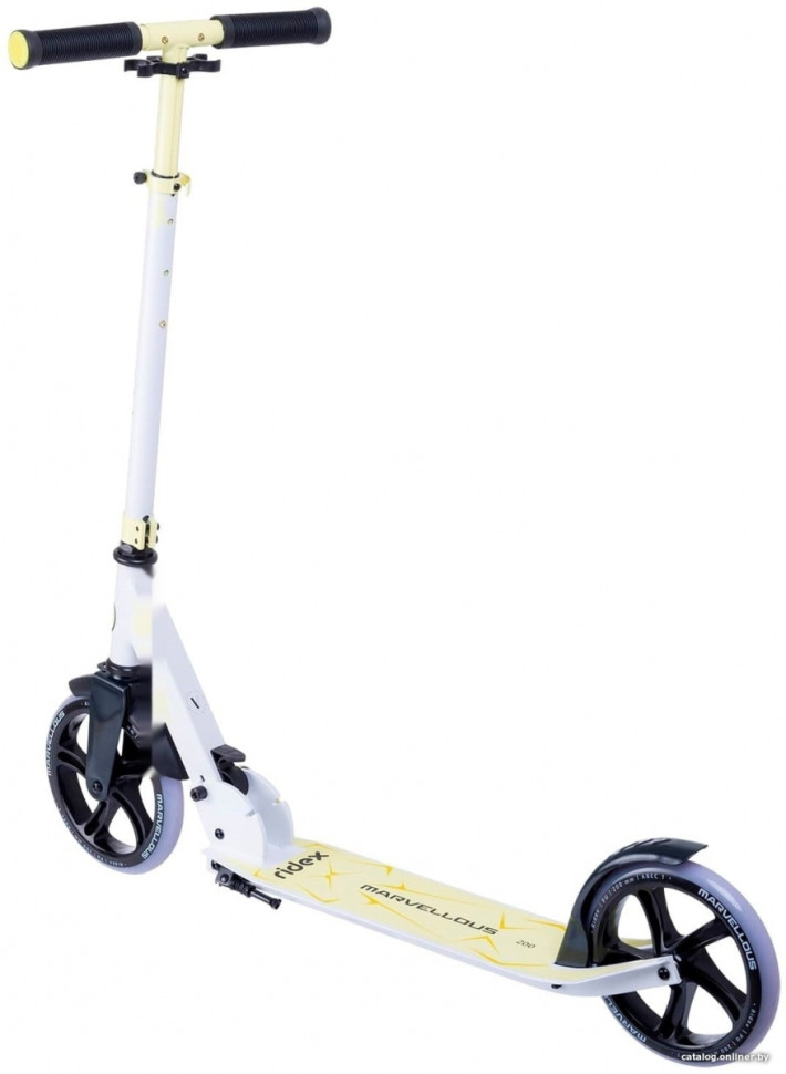 Самокат Ridex Marvellous (белый/желтый) Самокат Ridex Marvellous (белый/желтый)