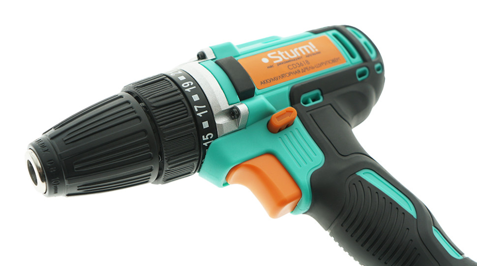 Дрель-шуруповерт Sturm CD3618 (с 2-мя АКБ, кейс)