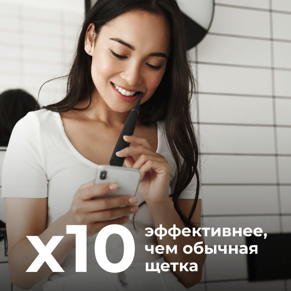 Электрическая зубная щетка Aeno DB2S (3 насадки, черный) Электрическая зубная щетка Aeno DB2S (3 насадки, черный)