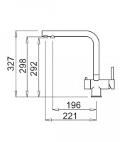 Смеситель Elleci Tourmaline G51 Avena