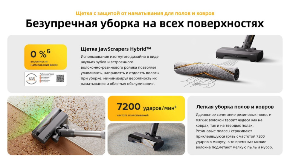 Пылесос Roborock H60 Pro (с евровилкой) Пылесос Roborock H60 Pro (с евровилкой)