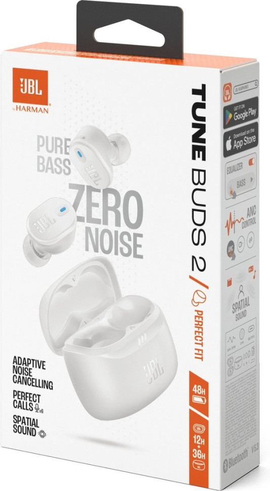 Наушники JBL Tune Buds 2 (белый) Наушники JBL Tune Buds 2 (белый)