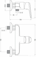 Смеситель Deante Avis BGV 040M