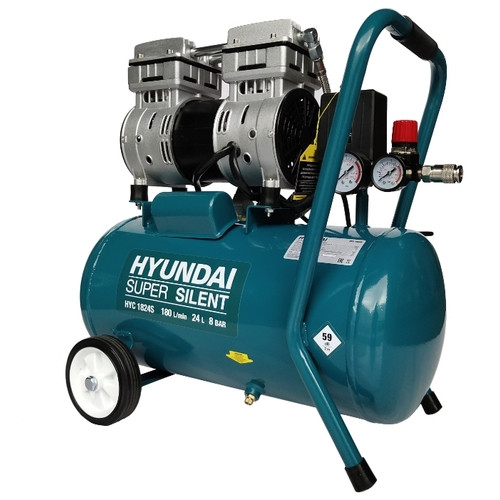 Компрессор Hyundai HYC 1824S, 24 л, 1 кВт