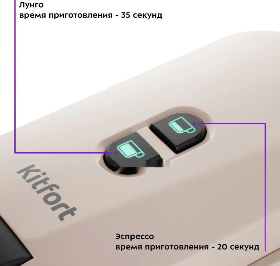 Капсульная кофеварка Kitfort KT-7463 Капсульная кофеварка Kitfort KT-7463