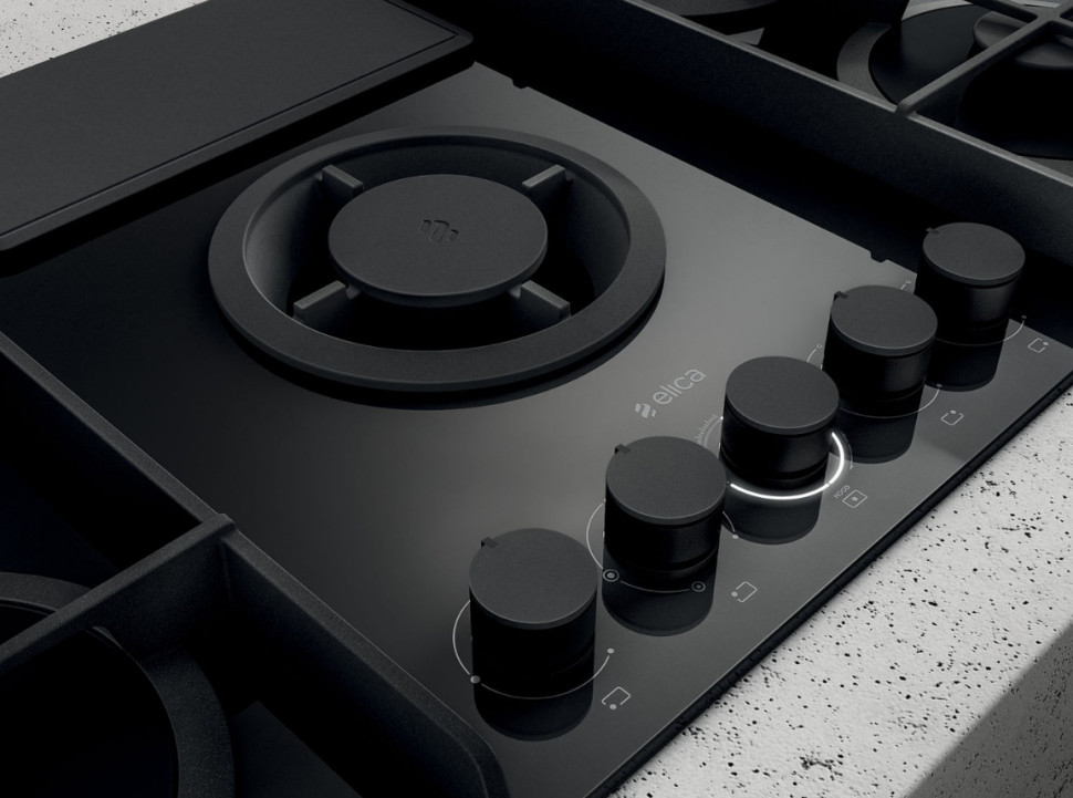 Варочная панель Elica NIKOLATESLA FLAME BL/A/88 Варочная панель Elica NIKOLATESLA FLAME BL/A/88