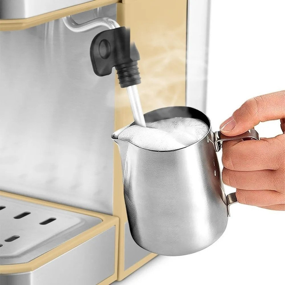 Рожковая кофеварка Kitfort KT-7443 Рожковая кофеварка Kitfort KT-7443