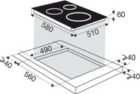 Варочная панель Brandt BPI364DPW