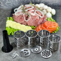 Мясорубка Holt HT-MG-007 (серебристый)