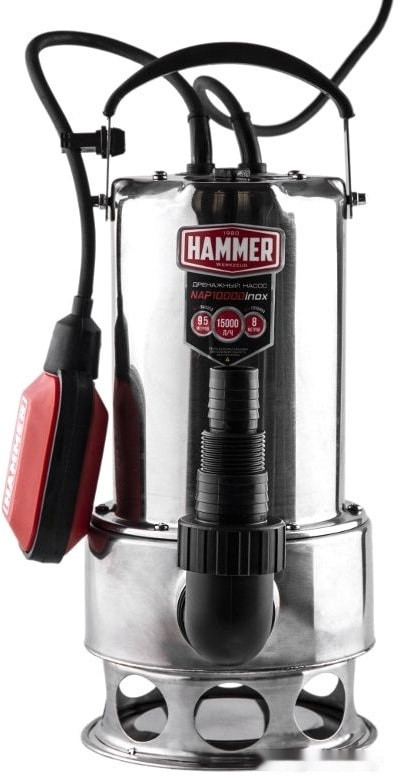 Дренажный насос Hammer NAP1000DInox Дренажный насос Hammer NAP1000DInox