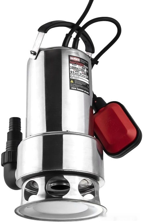 Дренажный насос Hammer NAP1000DInox Дренажный насос Hammer NAP1000DInox