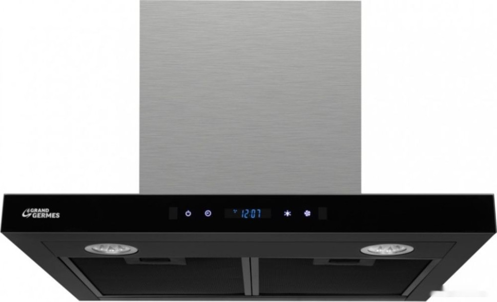 Вытяжка GrandGermes Parma GC 60 (черный/нержавеющая сталь)