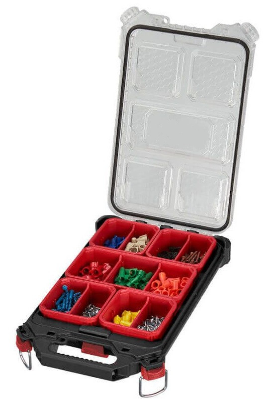 Ящик для инструментов Milwaukee Packout Compact Slim Organiser Ящик для инструментов Milwaukee Packout Compact Slim Organiser